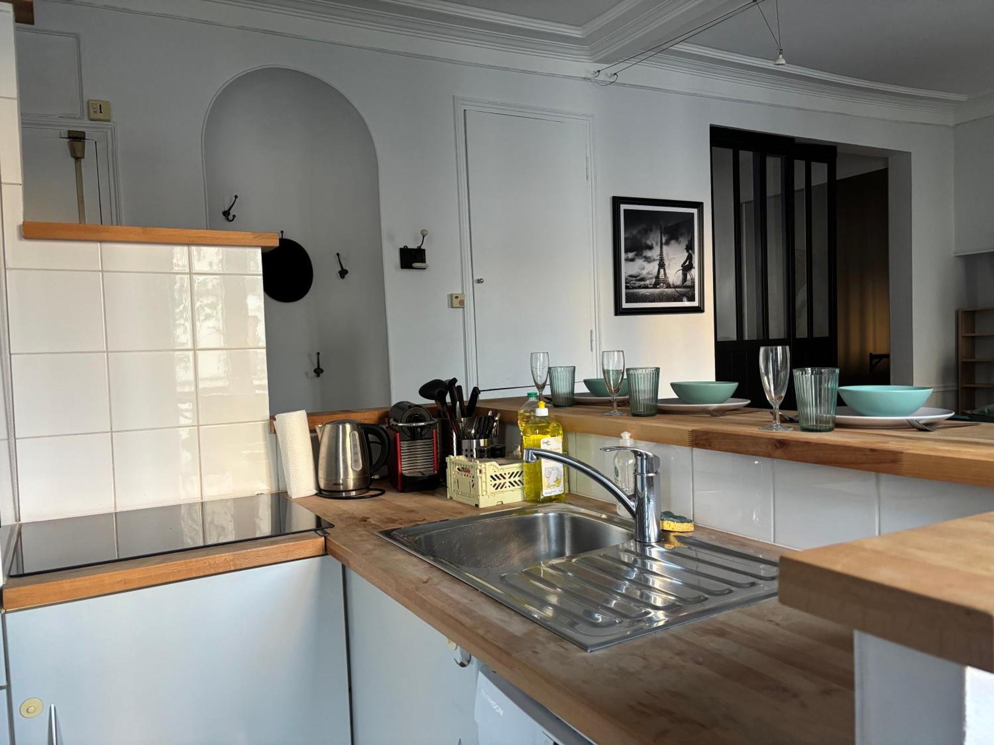 Appartement Charming Parisian Loft Near Opera - Tf24